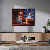 Painting by Numbers Snowman in The Garden